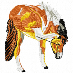 Horses Embroidery Design 9 Horses Embroidery Design 9